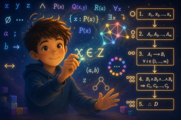 Speaking the universal math language and its symbols