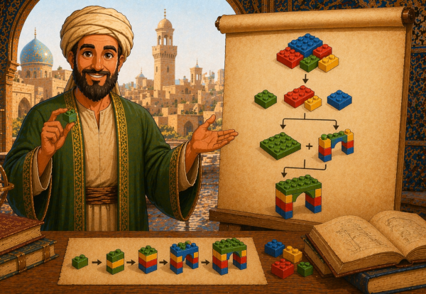 From a man's name to a word. The birth of Algorithm